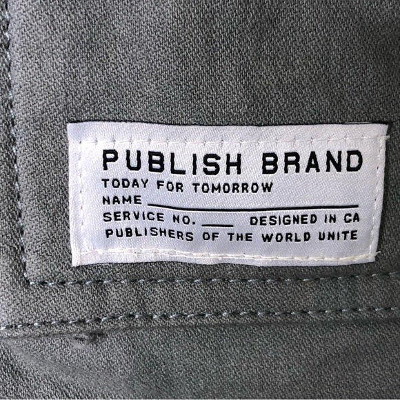 Publish brand unisex olive green jacket - Picture 6 of 12